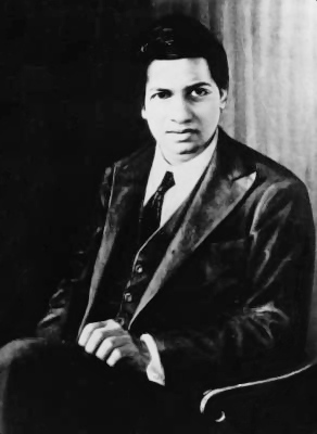 Figure 9: One of the few surviving photographs of the genius Srinivasa Ramanujan.