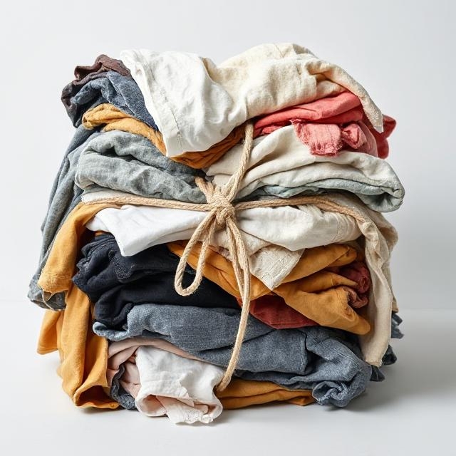 Figure 2: Bundle of clothes as a visual metaphor for a mathematical expression.