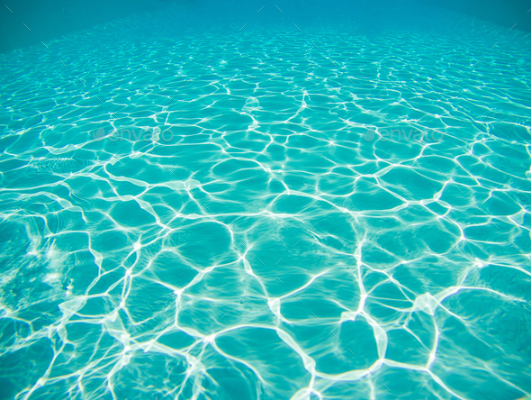 Figure 2: Picture of water caustics at the bottom of a swimming pool.